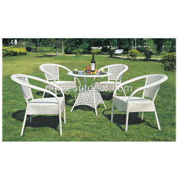 Rattan Möbel Set Garten Weiden KD Stühle